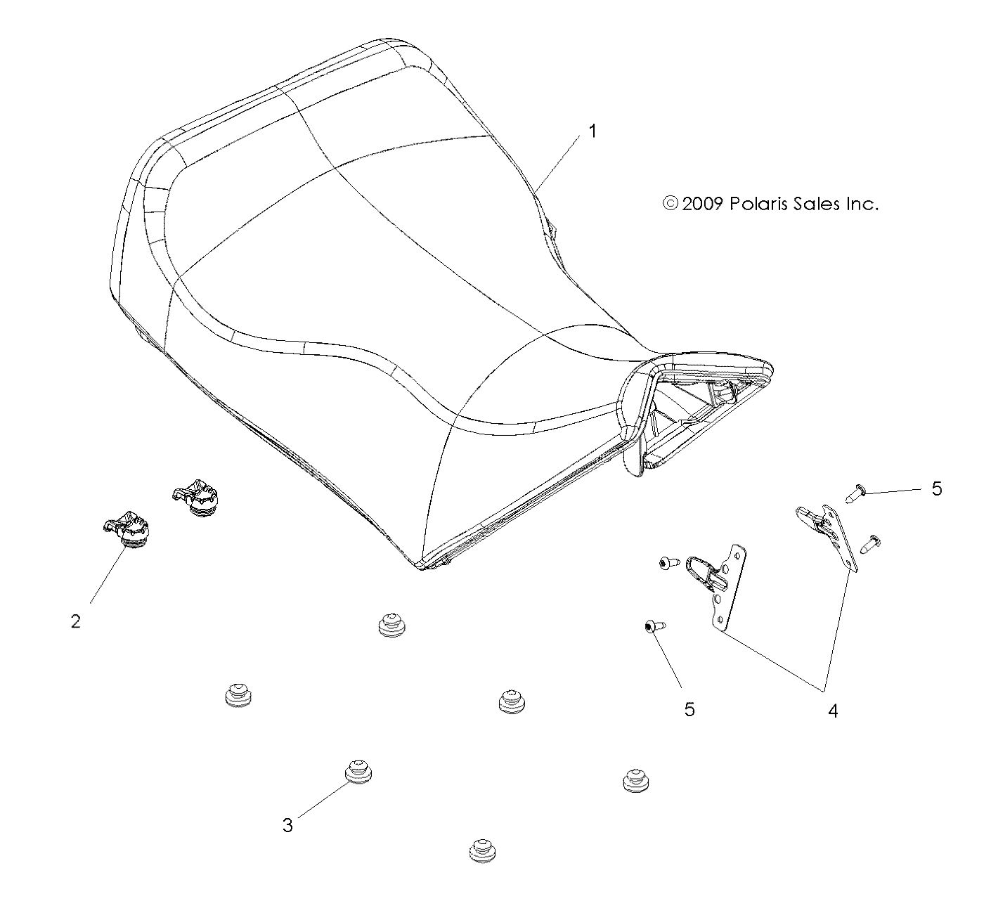 BODY, SEAT, OPERATOR - A11DX85AF/AG/AZ (49ATVSEAT10SPTRGEPS)