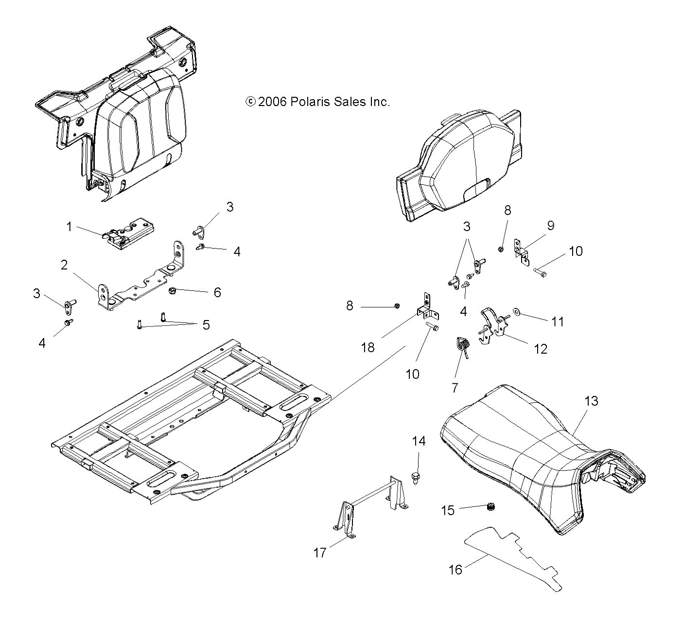 SEATS - A07TH76AU/TN76AF/AL/AU (49ATVSEATX2500EFI)