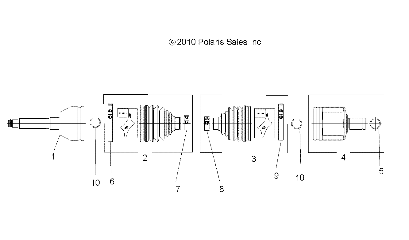 DRIVE TRAIN, FRONT DRIVE SHAFT - A11MH76AX/AZ (49ATVSHAFTDRIVE1332881)