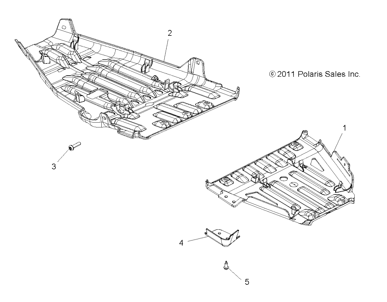 BODY, SKID PLATES - A13ZN8EFK/EFN (49ATVSKIDPLATE12SPXP850)