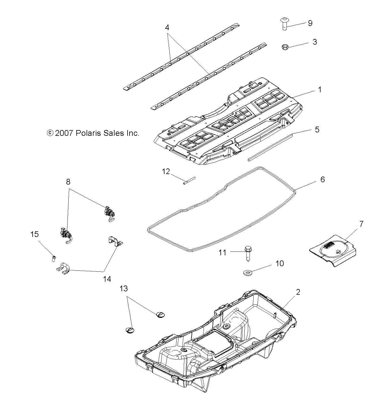 BODY, FRONT STORAGE BOX - A08MH76SS/SF (49ATVSTORAGE08SP500)