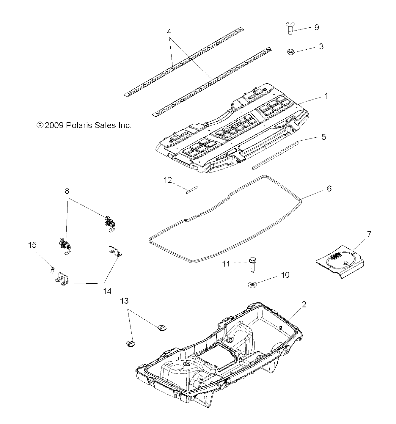 BODY, FRONT STORAGE BOX - A10MH76AJ/MN76AX/AZ (49ATVSTORAGE10SP800)