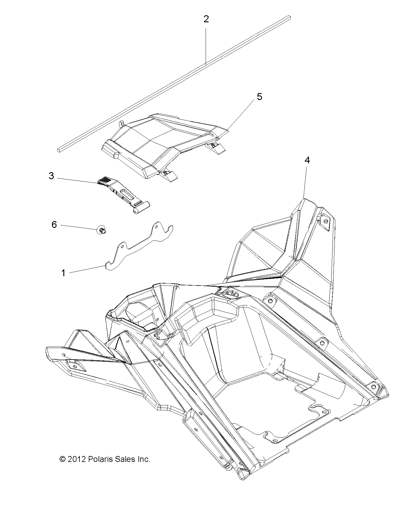 BODY, STORAGE, REAR - A16SVA85A2 (49ATVSTORAGERR13850SCRAM)