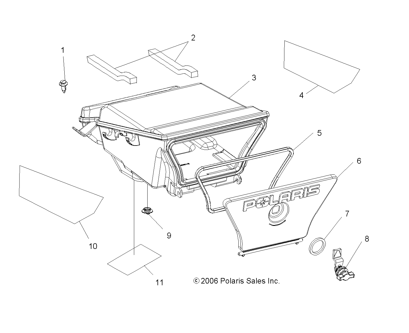 STORAGE, REAR - A07MH76FA (49ATVSTORAGERR800EFI)