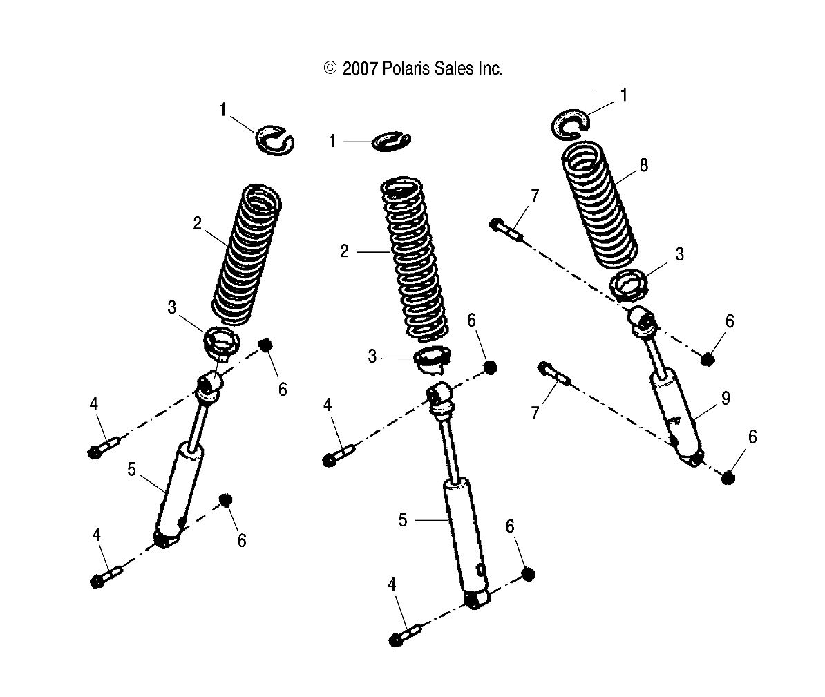 SUSPENSION, SHOCKS - A19YAP20N4 (49ATVSUSP08PHX)