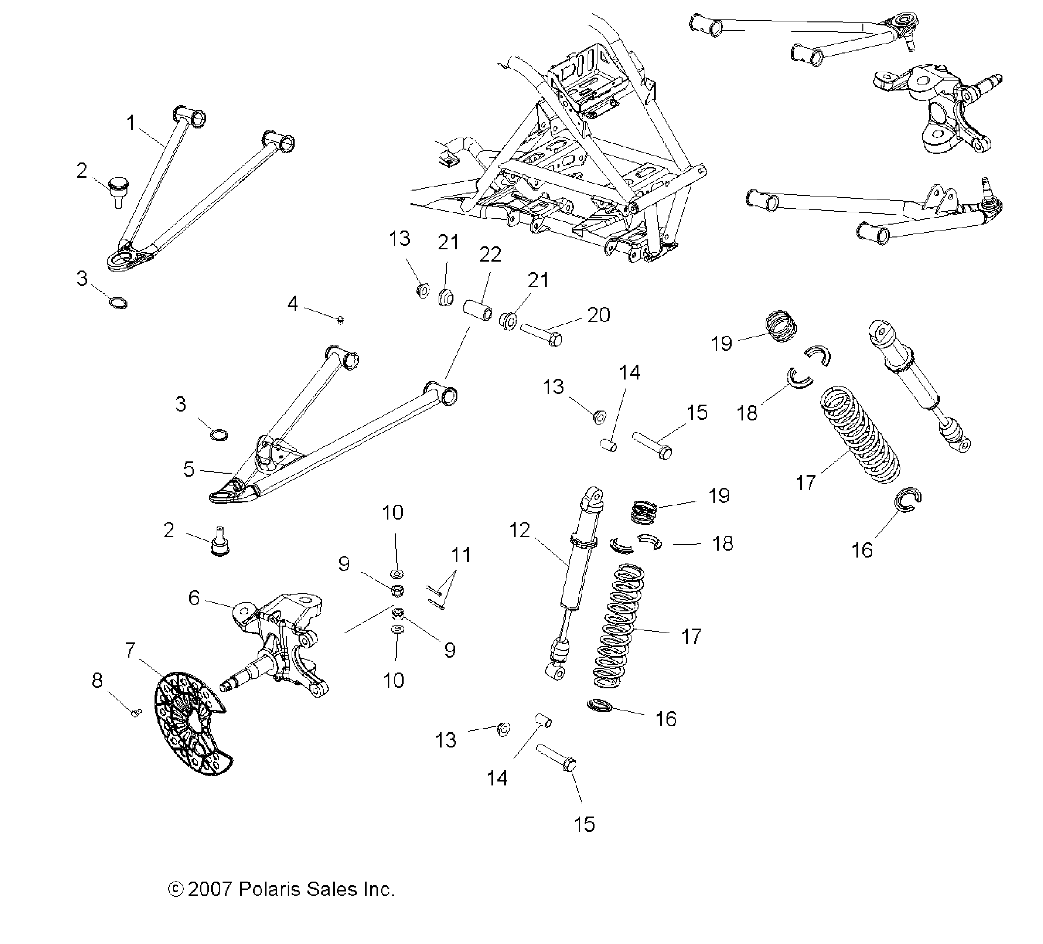 SUSPENSION, FRONT - A08GP52AA (49ATVSUSPFRT08OUT525)