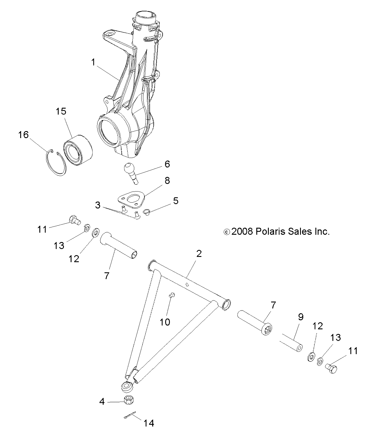 SUSPENSION, A-ARM and STRUT MOUNTING - A13NA32AA (49ATVSUSPFRT11TBLZR)