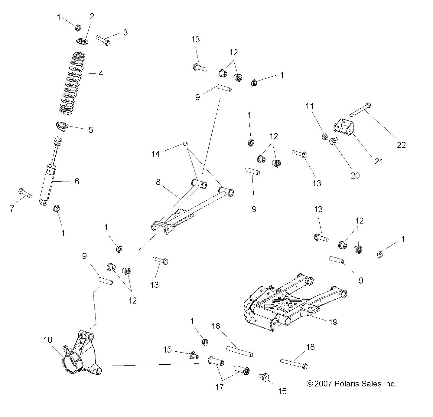 SUSPENSION, REAR - A09DN76AB/AL/AY (49ATVSUSPRR08SPTRG800)