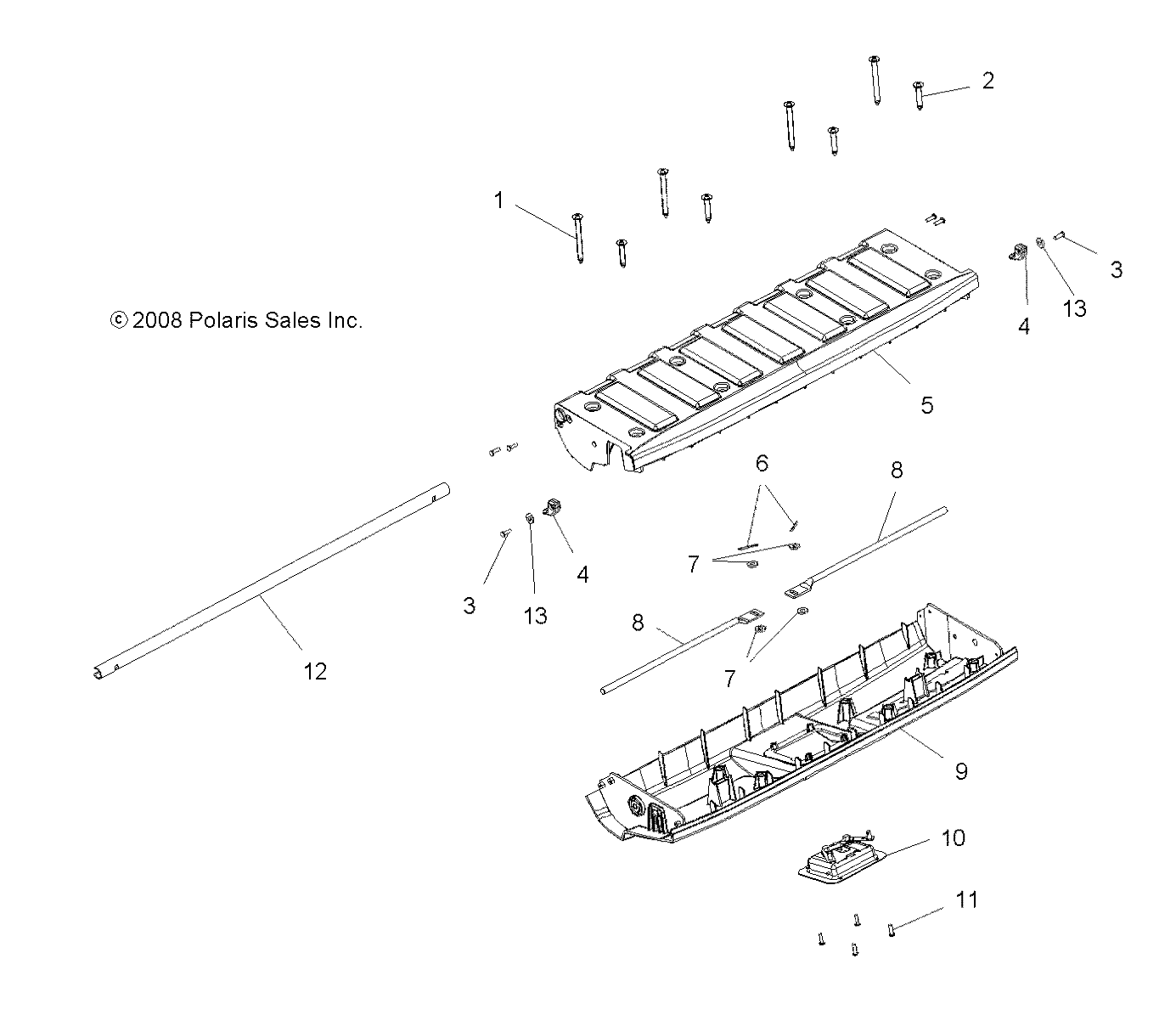 BODY, TAILGATE - A13TN55FA (49ATVTAILGATEMTG09SPX25)