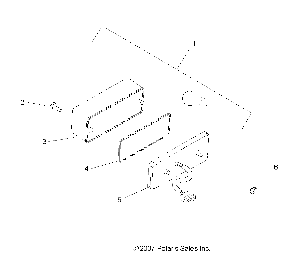 ELECTRICAL, TAILLIGHT - A08BA50FA (49ATVTAILLAMPS08SCRAM)