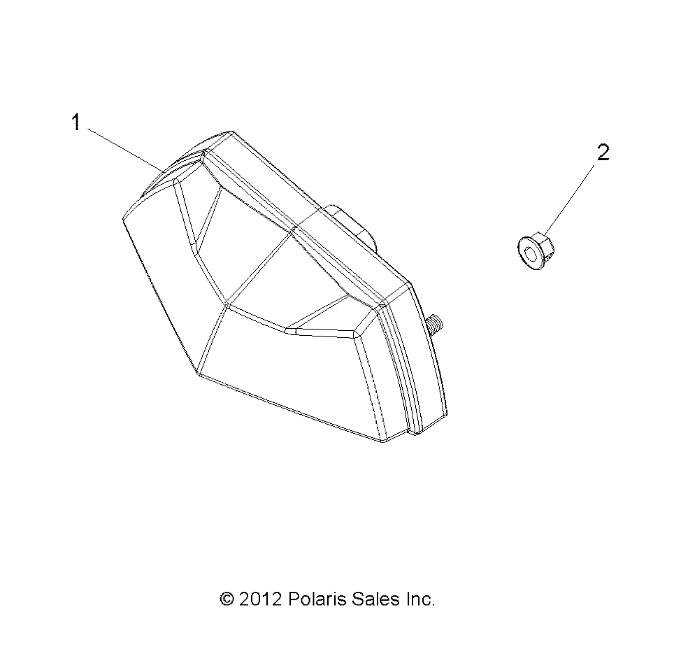 ELECTRICAL, TAILLIGHT - A14GH8EFI (49ATVTAILLAMPS13850SCRAM)