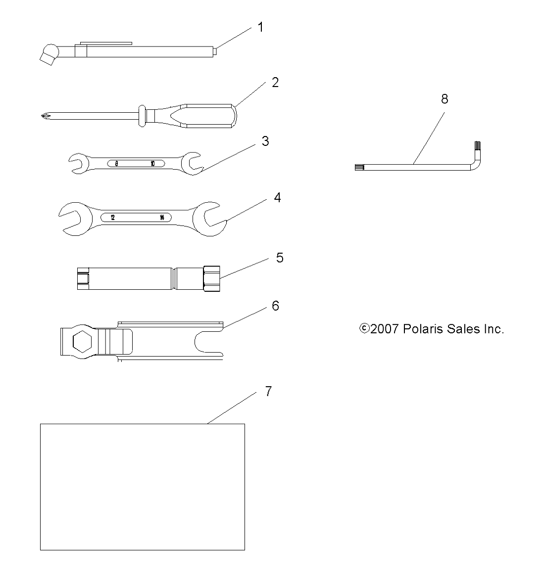 TOOLS, TOOL KIT - A11MH46AX/AZ (49ATVTOOL08SP500)