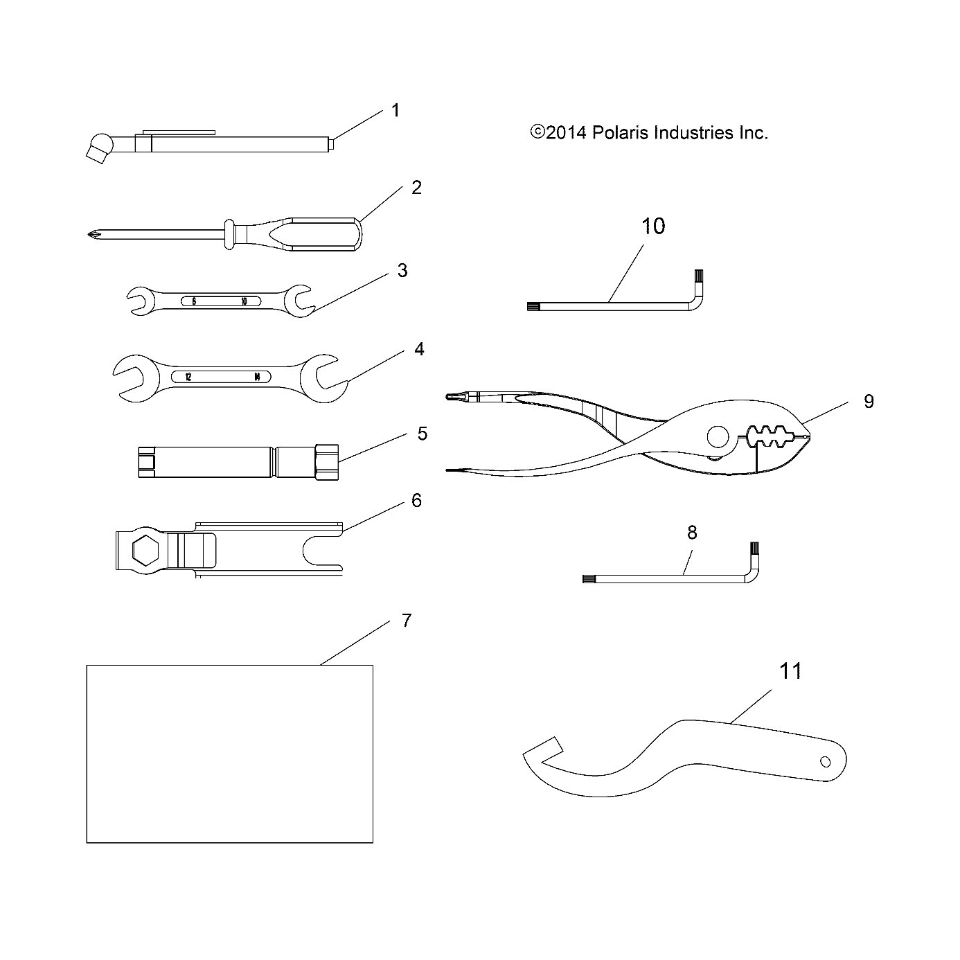 TOOLS, TOOL KIT - A15SDA57HH/HA (49ATVTOOL15UTE)