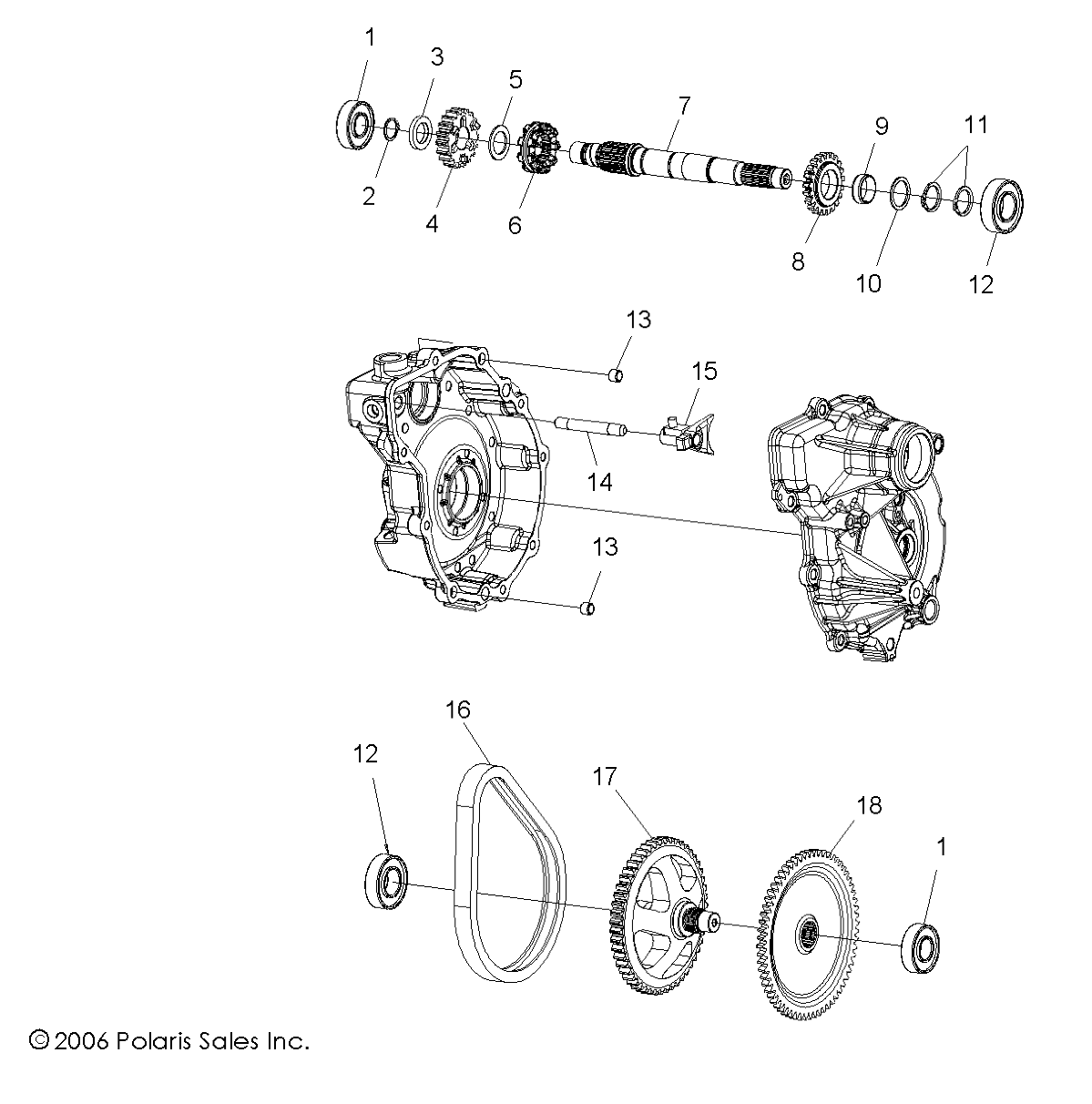 TRANSMISSION, INTERNAL - A07BA50FA (49ATVTRANSINTL07SCRMIN)