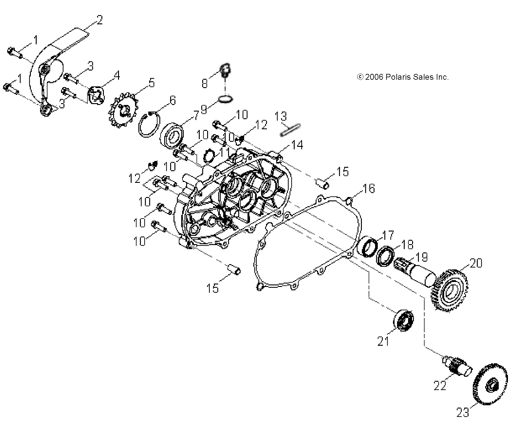 DRIVE TRAIN, TRANSMISSION - A16YAK05AD/AF (49ATVTRANSMISSION07PRED50)