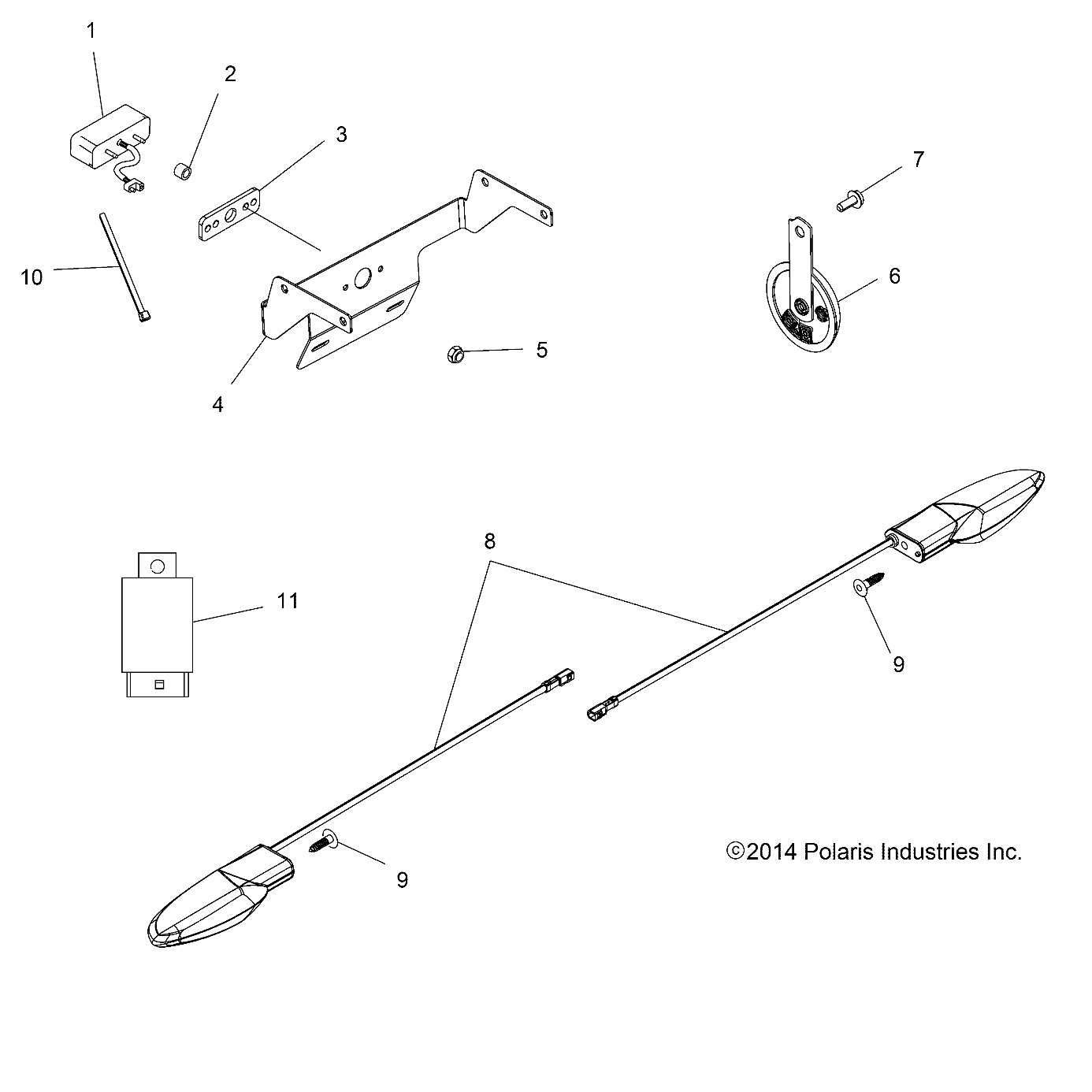 ELECTRICAL, TURN SIGNALS and HORN - A15SWE57FA (49ATVTURNSIG15X2EU)