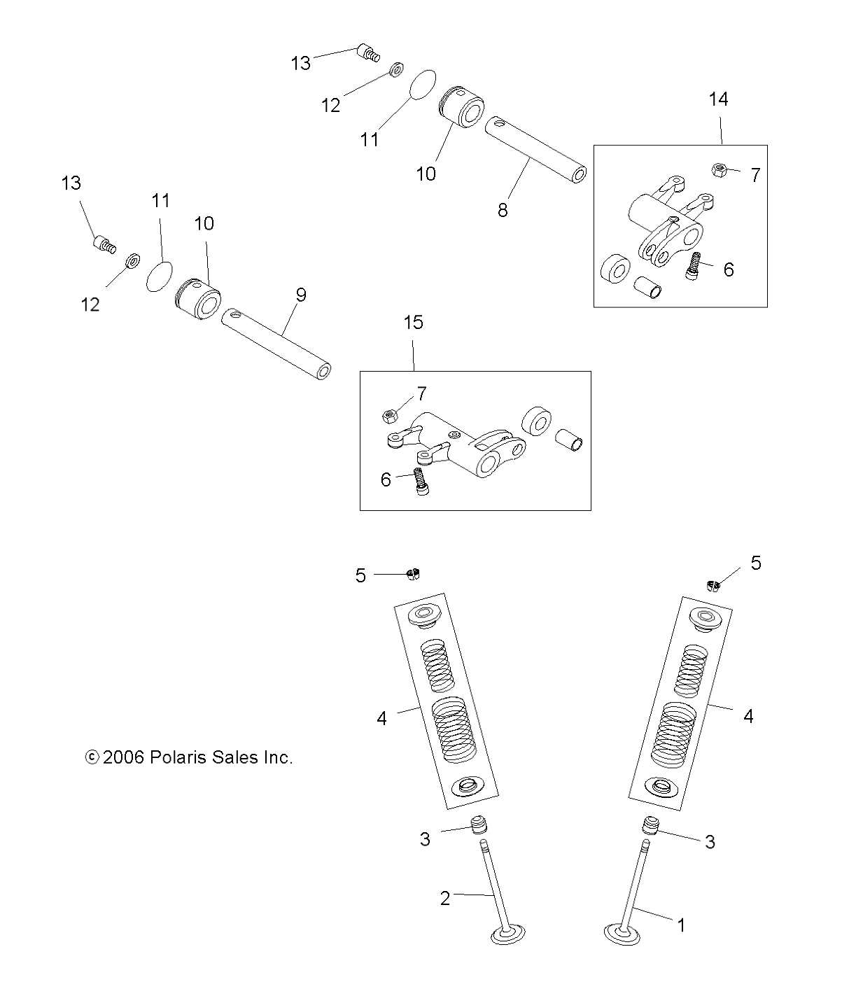 ENGINE, VALVE DRIVE - A09GJ52AA (49ATVVALVE07OUT525)