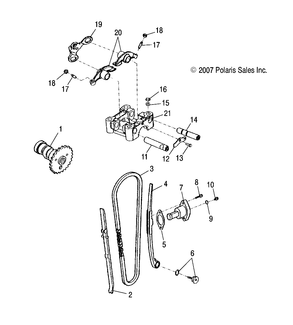 ENGINE, VALVE CAM - A25YPA20A4 (49ATVVALVE08PHX)