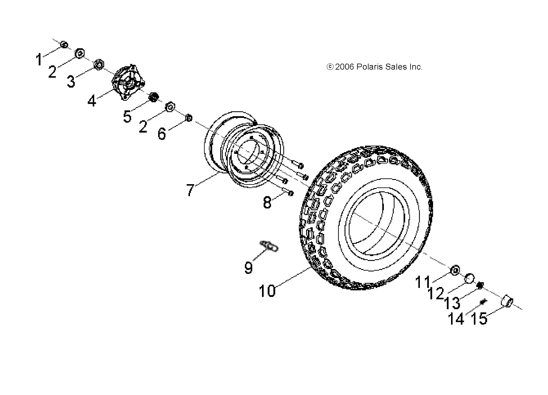 WHEELS, FRONT - A25YKA11N1/N5 (49ATVWHEELFRT07OTLW90)