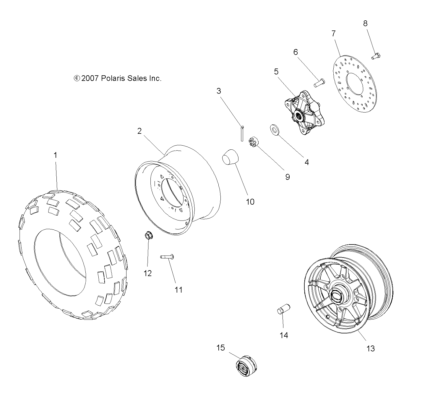 WHEELS, FRONT - A08DN50AF/AS/AW/AZ (49ATVWHEELFRT08SPTRG500)