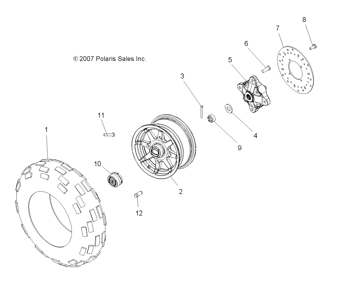 WHEELS, FRONT - A08DN76AF/AG/AH/AL/AJ/AS (49ATVWHEELFRT08SPTRG800)