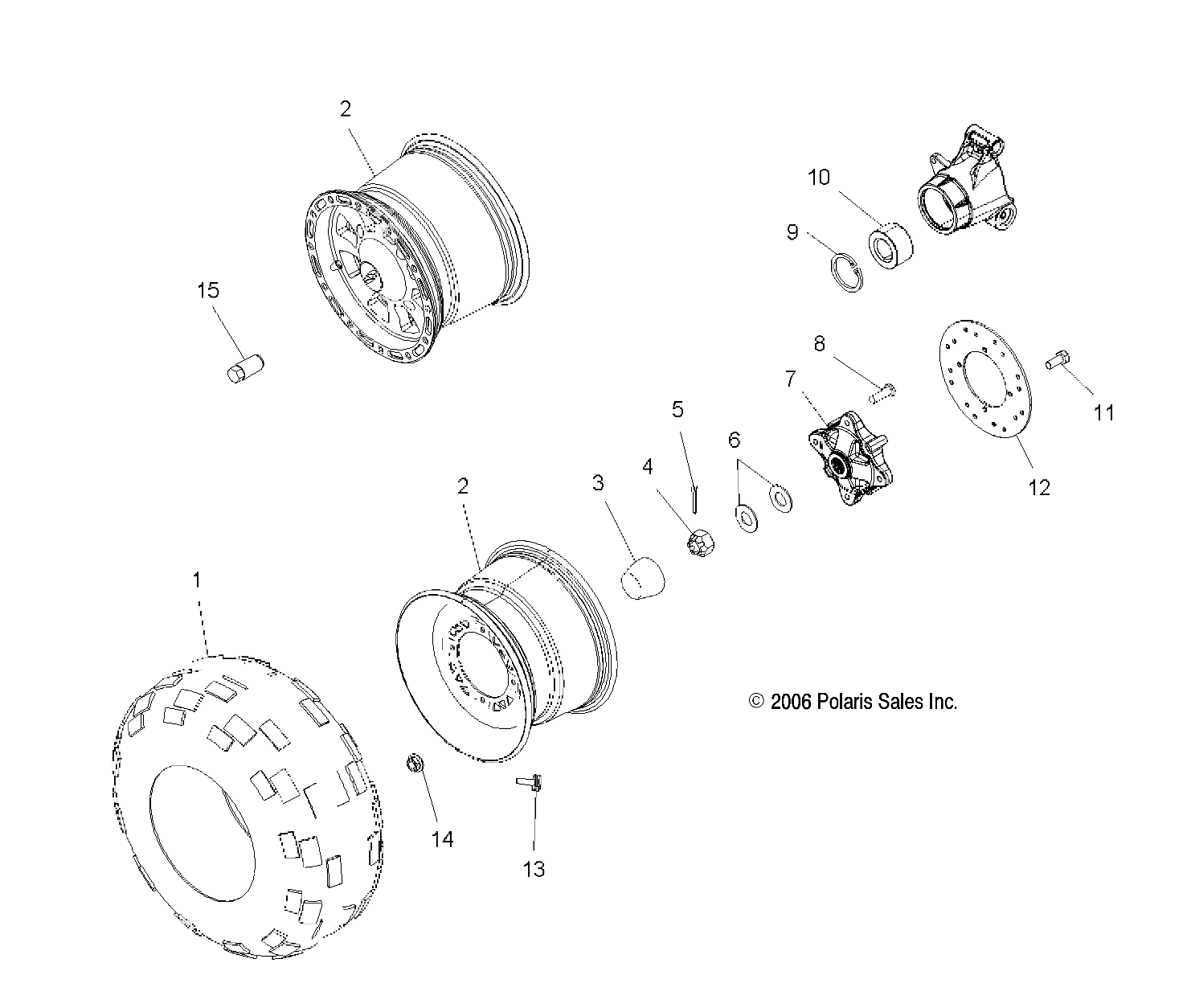 WHEEL DRIVE, REAR - A06MH68AQ/AT/AX/AY/AZ (49ATVWHEELREAR06500EFI)