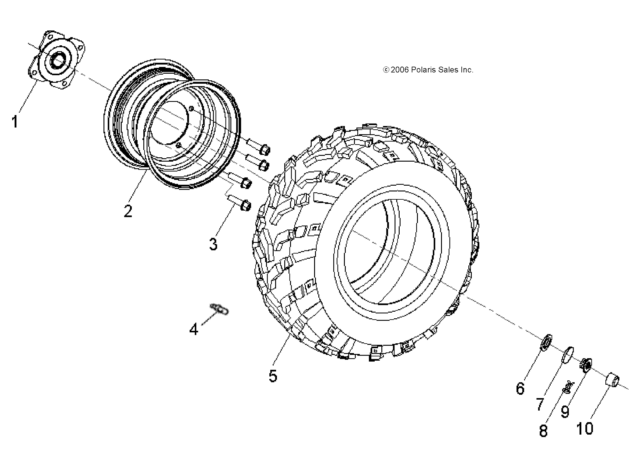 WHEELS, REAR - A25YFA11N5 (49ATVWHEELREAR07SPRT90)