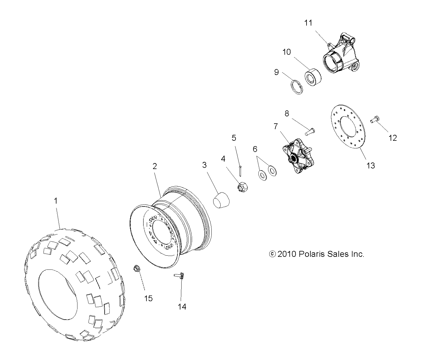 WHEELS, REAR TIRE and BRAKE DISC - A19SDA57B7/L7/E57B5