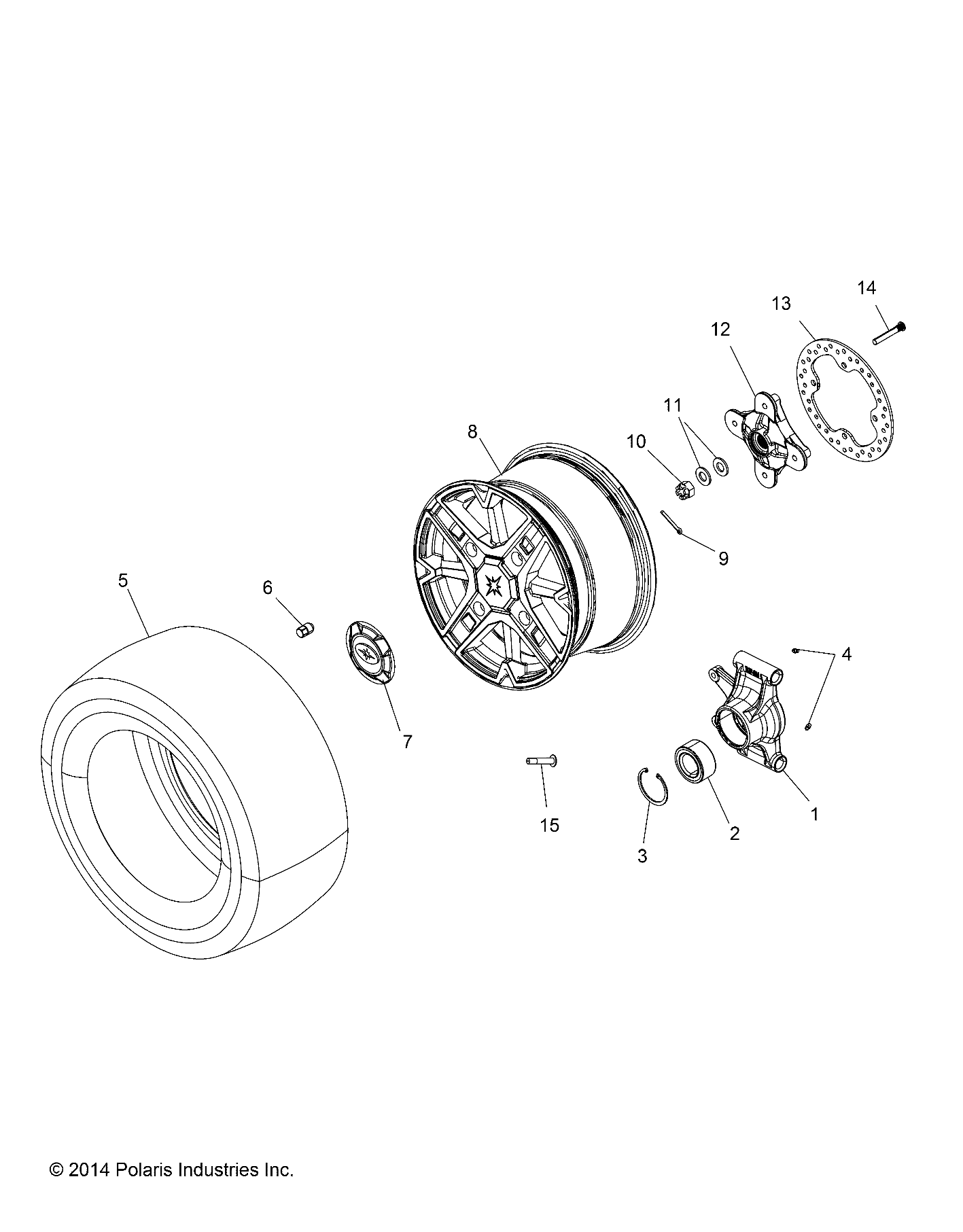 WHEELS, REAR and HUB - A18SYE95BU