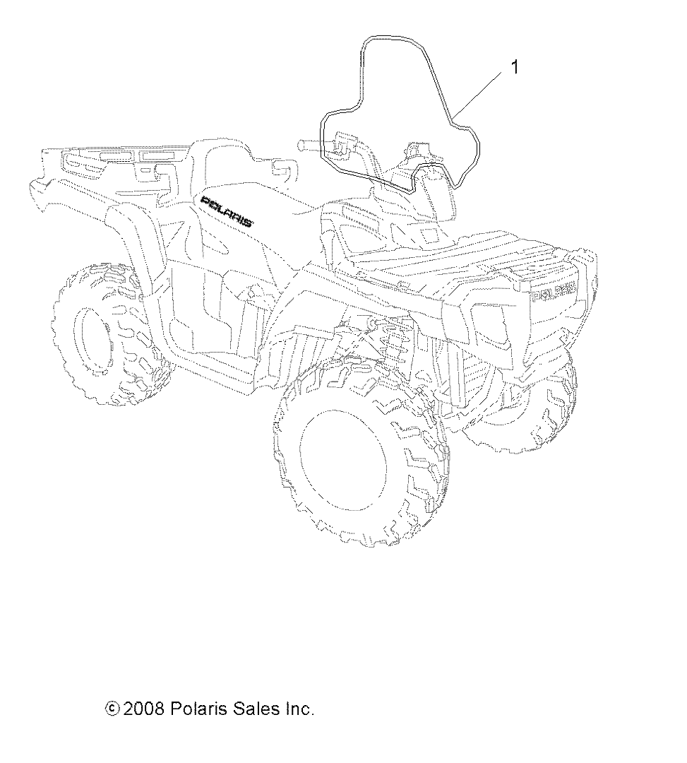 BODY, WINDSHIELD - A09TN76AL (49ATVWINDSHIELD09SPX2800)