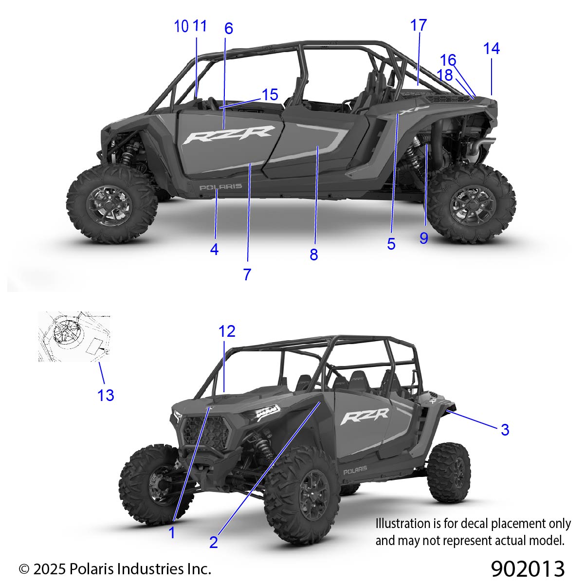 BODY, DECALS - Z26NMS99R4/S4 (902013)