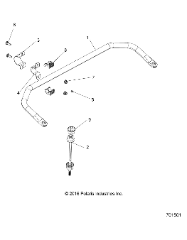 SUSPENSION, STABILIZER BAR - R23MAA5AJ1 (701501)