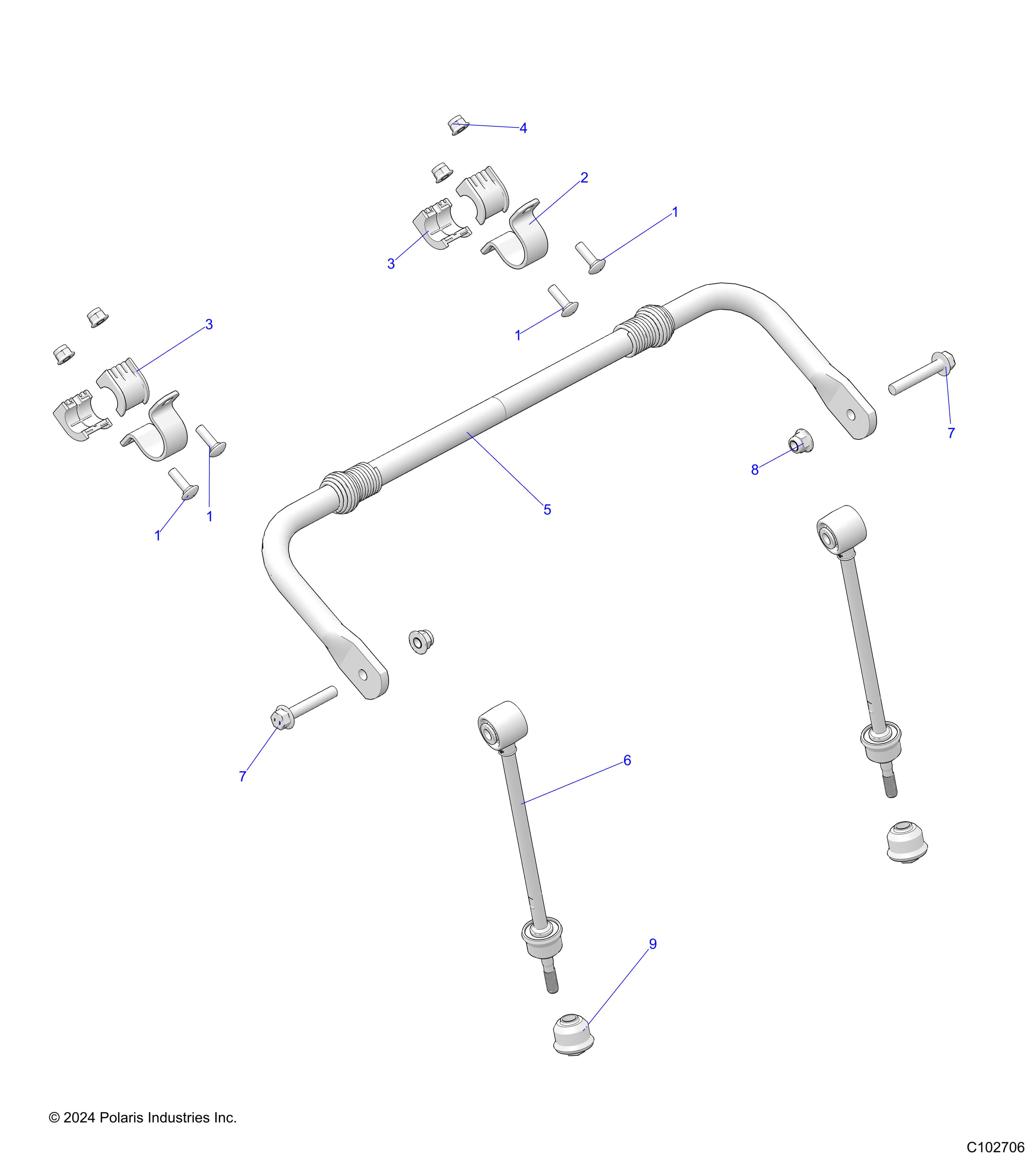 SUSPENSION, STABILIZER BAR - A25SXE85A9/AM/AP (C102706)