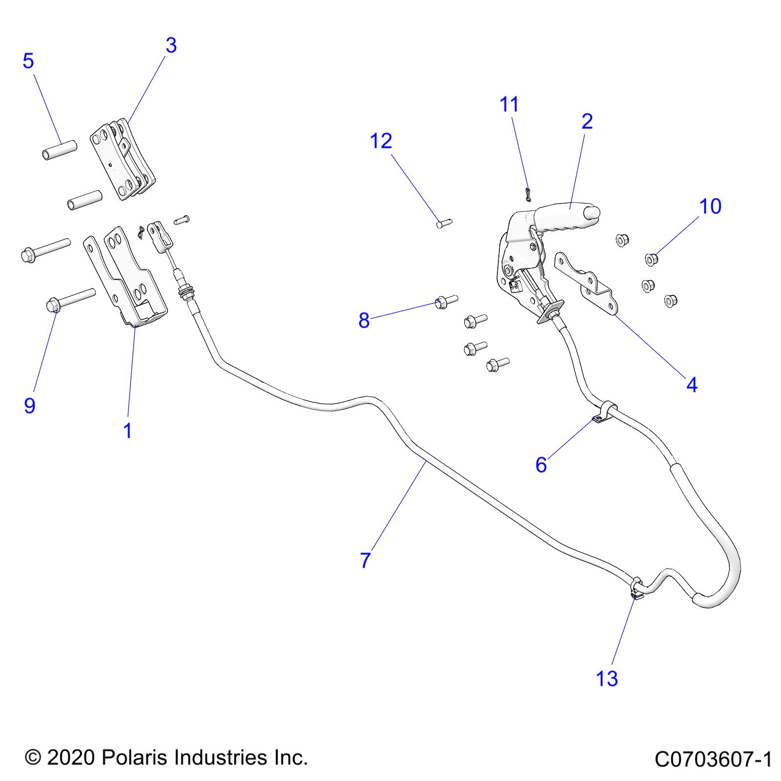 BRAKES, PARKING - Z21ASE99F5/S99C5 (C0703607-1)