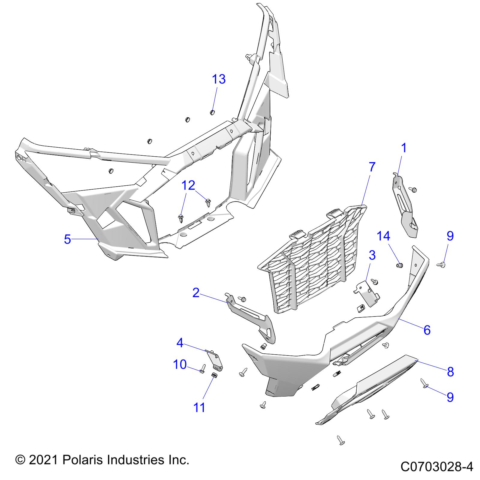 BODY, FRONT BUMPER - Z21R4D92AM/BM/AC/BC (C0703028-4)