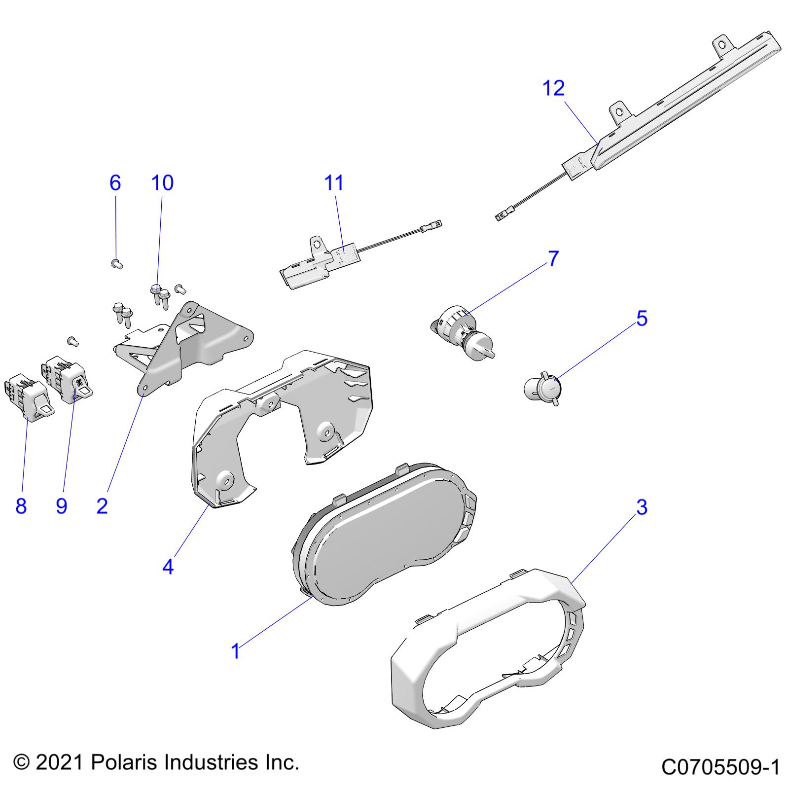 ELECTRICAL, DASH INSTRUMENTS AND CONTROLS - Z21RAC92AL/AX/BL/BX (C0705509-1)