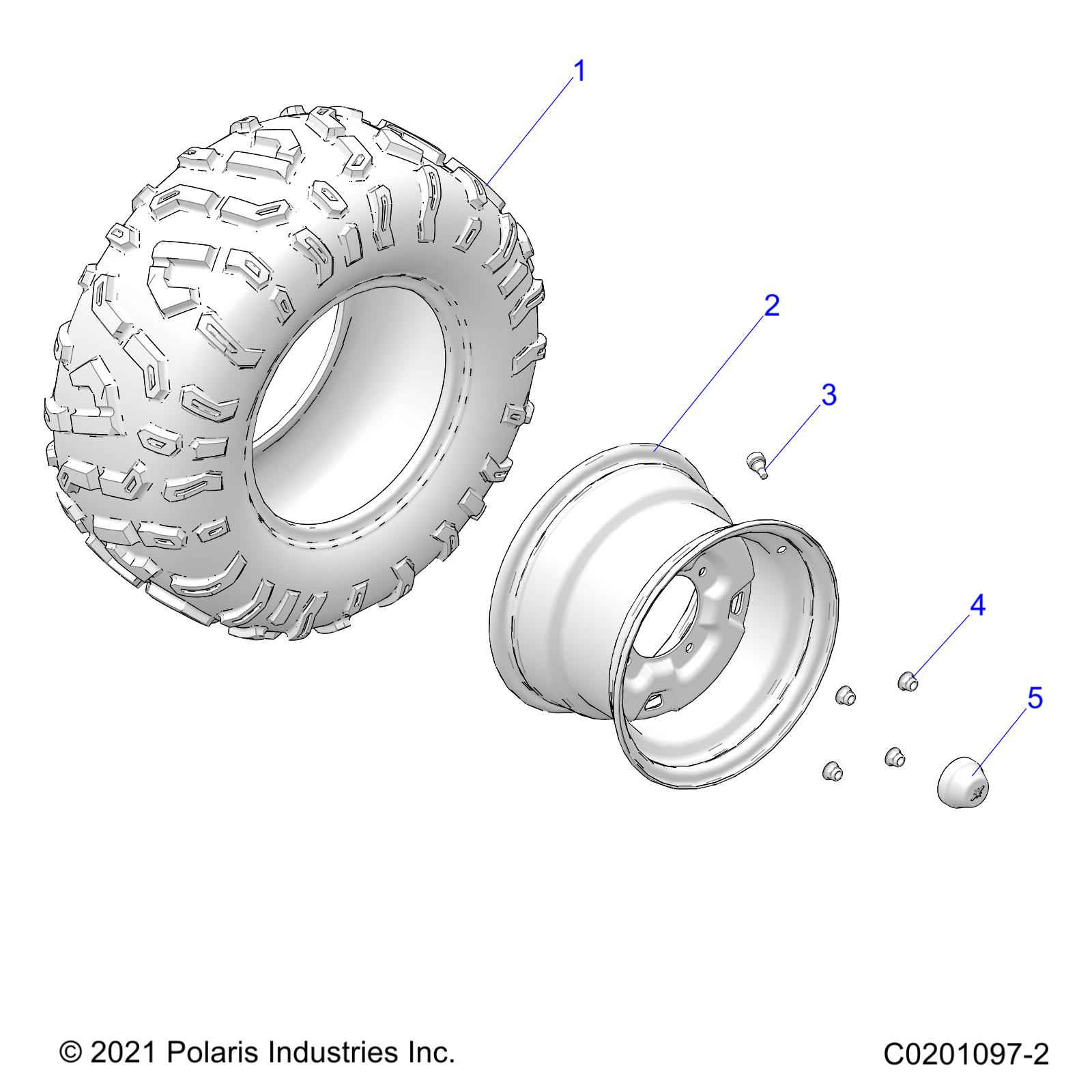 WHEELS, REAR - Z25HCA18A4/A7/B4/B7 (C0201097-2)