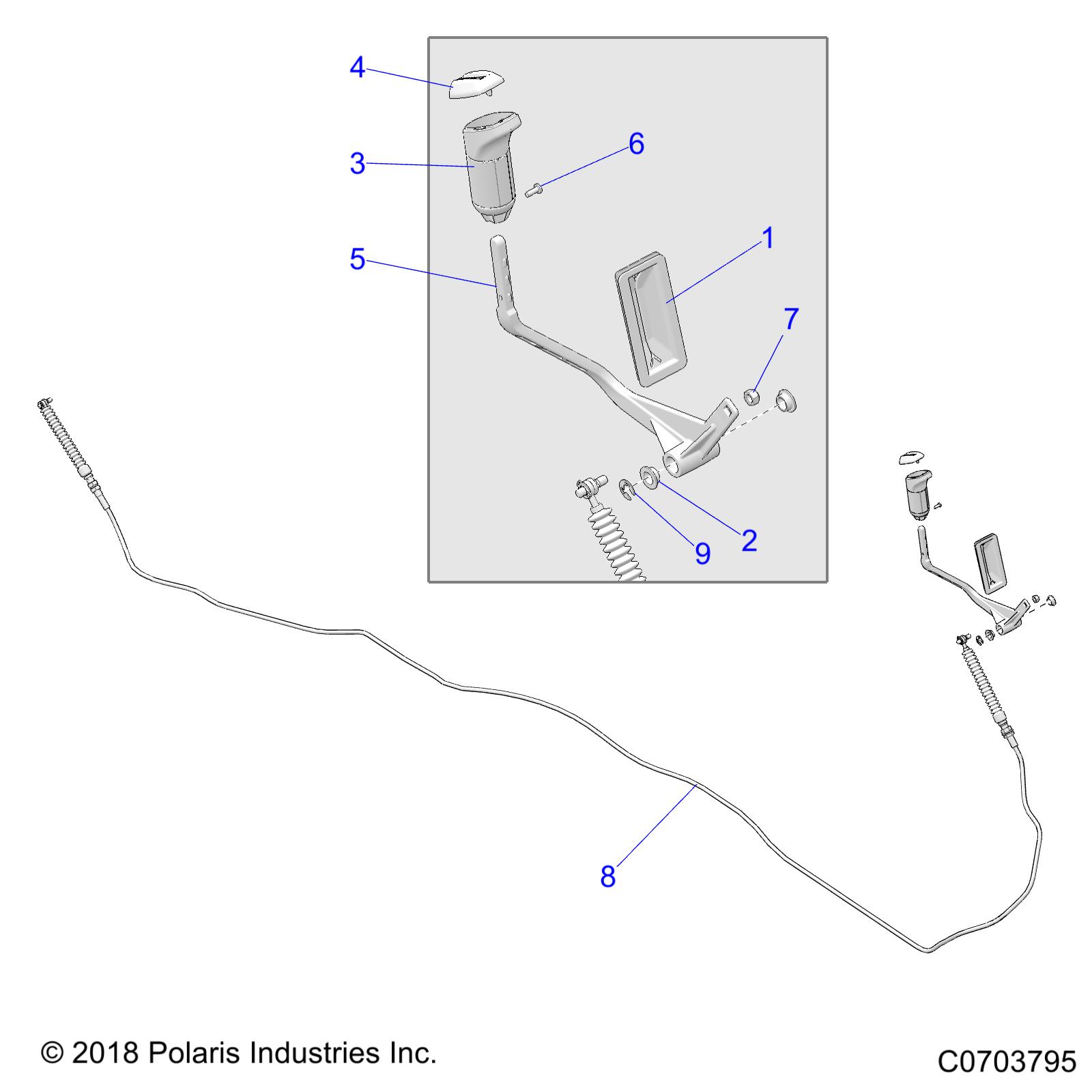 DRIVE TRAIN, SHIFT LEVER AND CABLE - D21BEP99A4/B4/GP99A4 (C0703795)