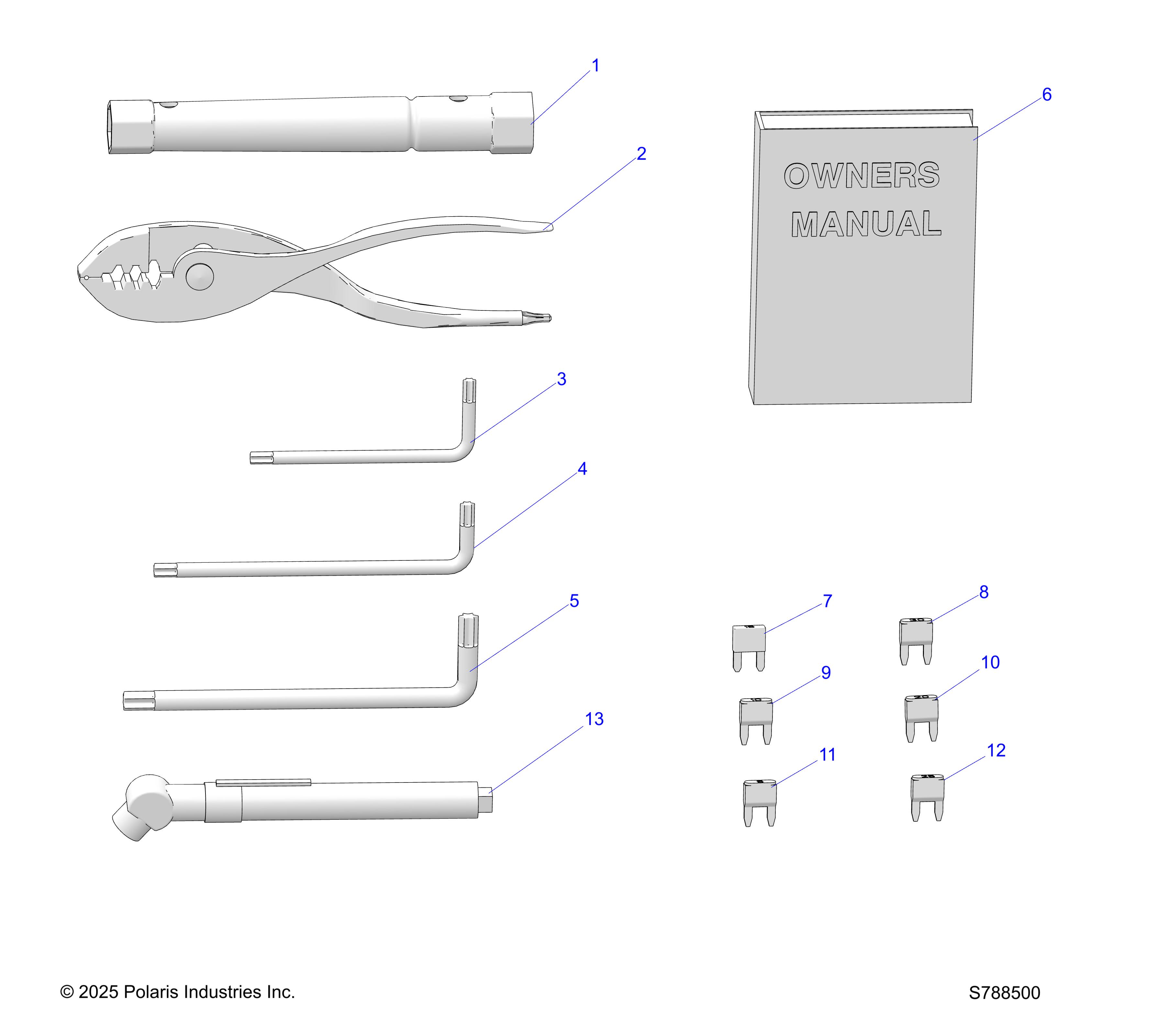 REFERENCE, TOOL KIT & OWNERS MANUALS