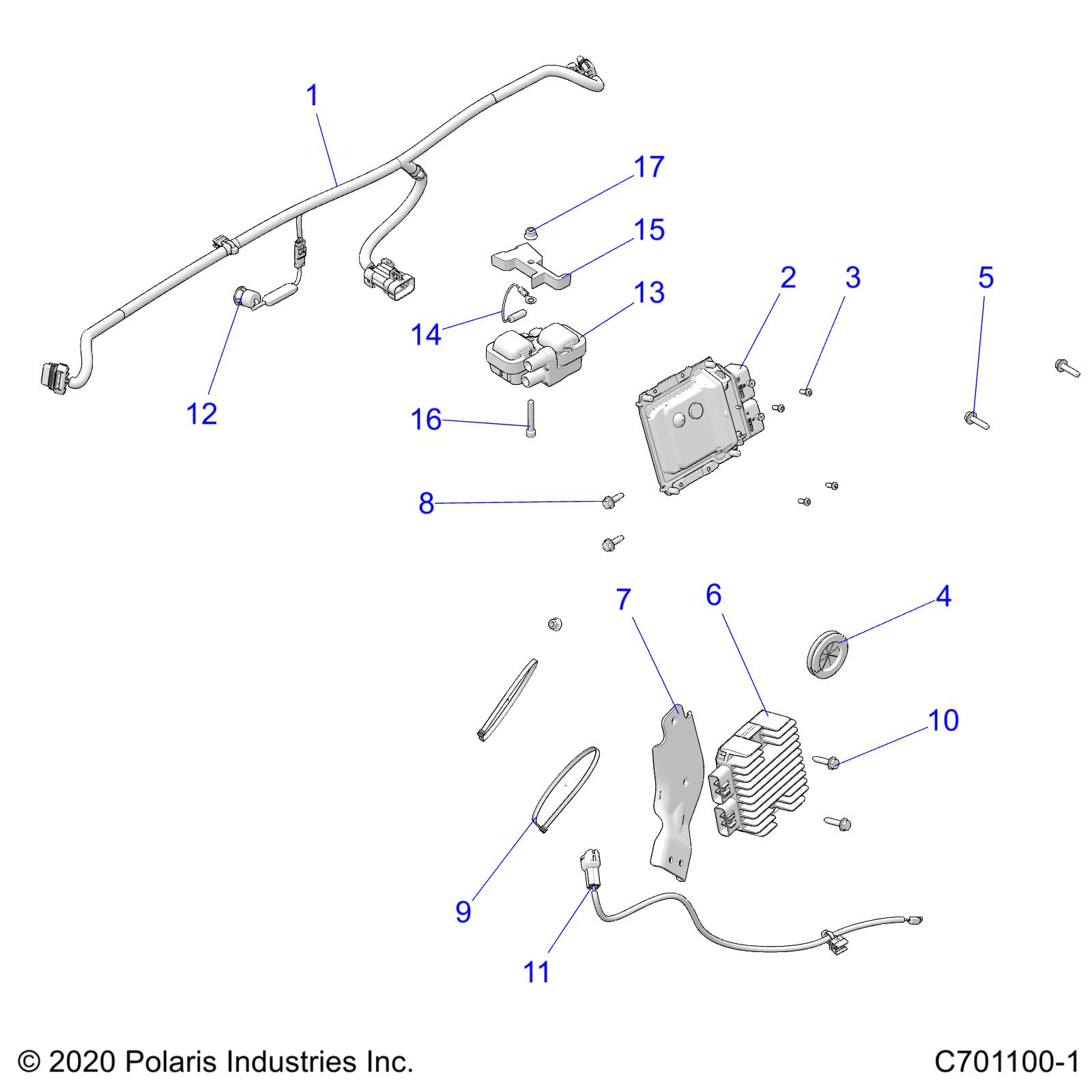 ELECTRICAL, ECM, REGULATOR - Z20A5K87BG (C701100-1)