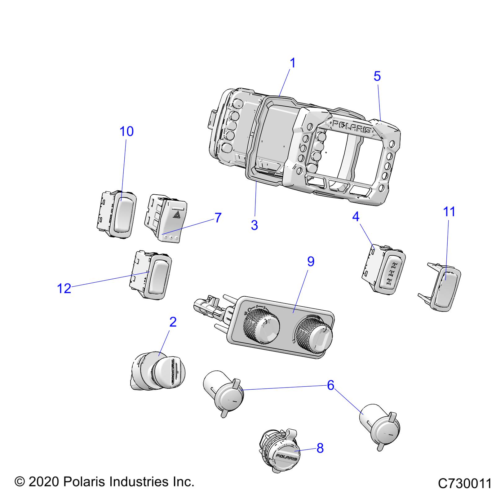 ELECTRICAL, DASH CONTROLS - R21TAE99FA/SFA/SCA/SCK (C730011)