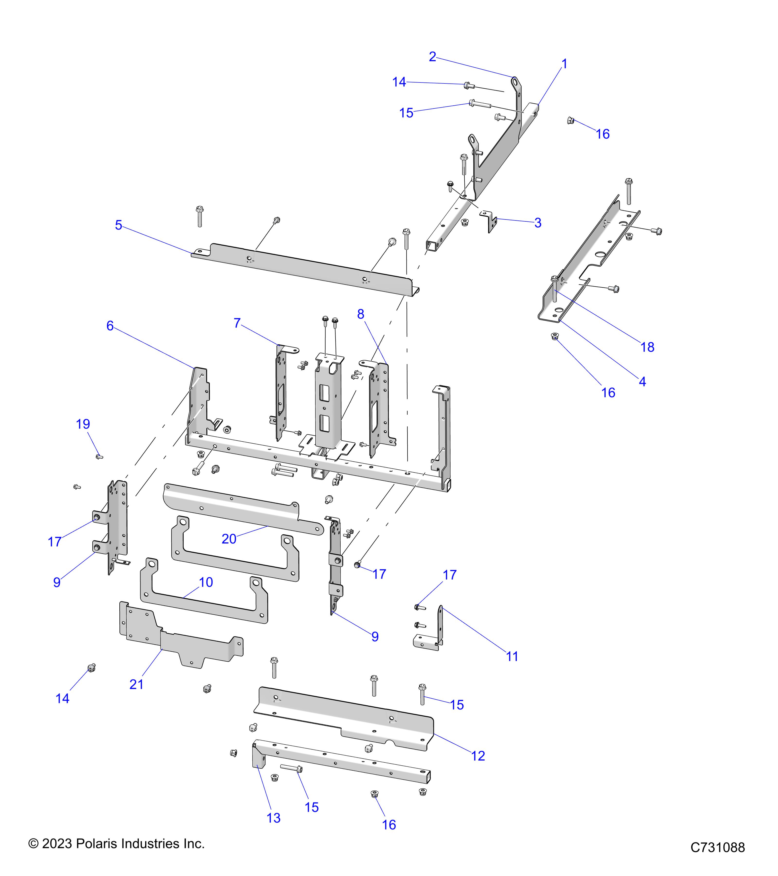 ELECTRICAL, BATTERY, MOUNTING, PT R24E3SC4DD (C731088)