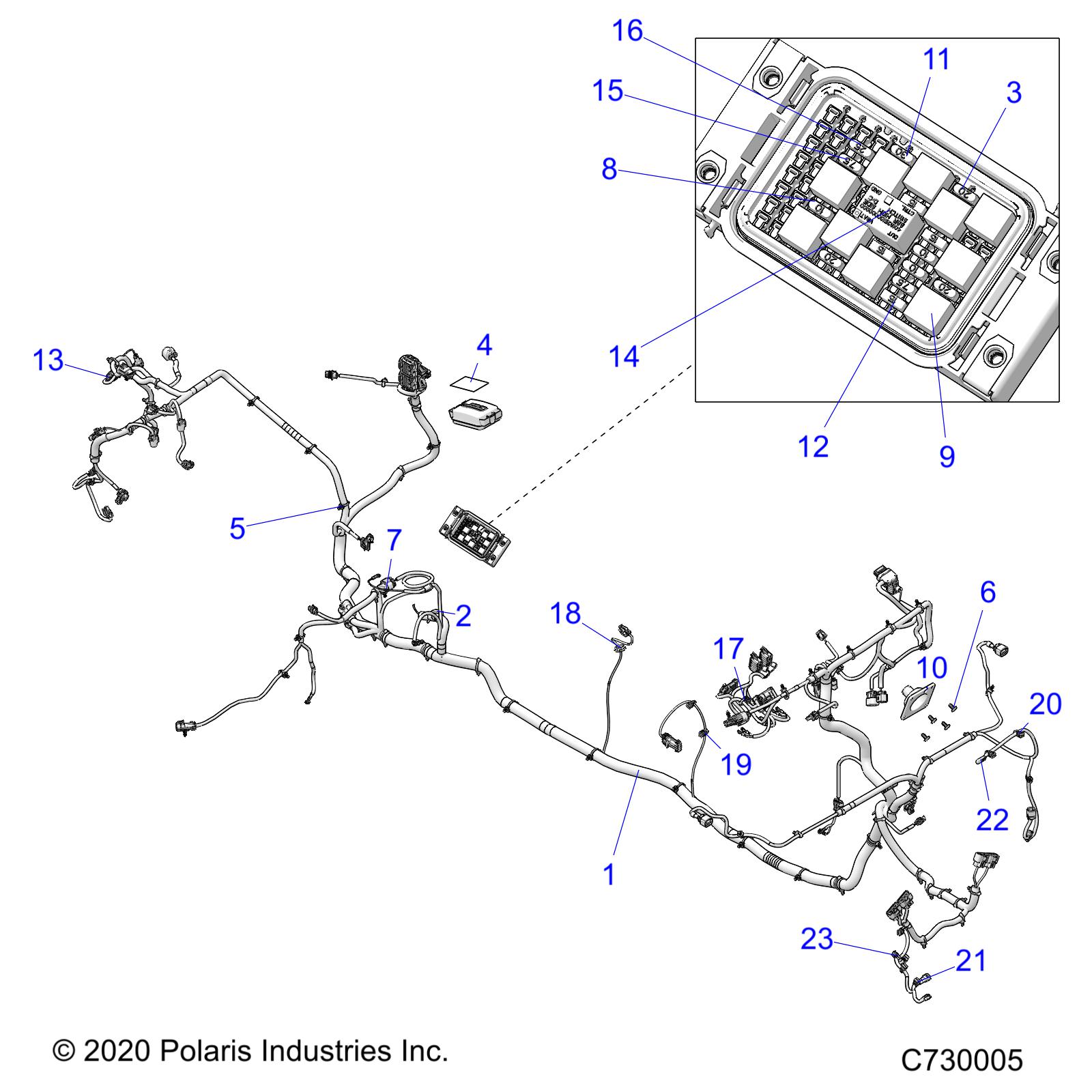 ELECTRICAL, WIRE HARNESS - R21RSK99A9/AP/AW/B9/BP/BW (C730005)