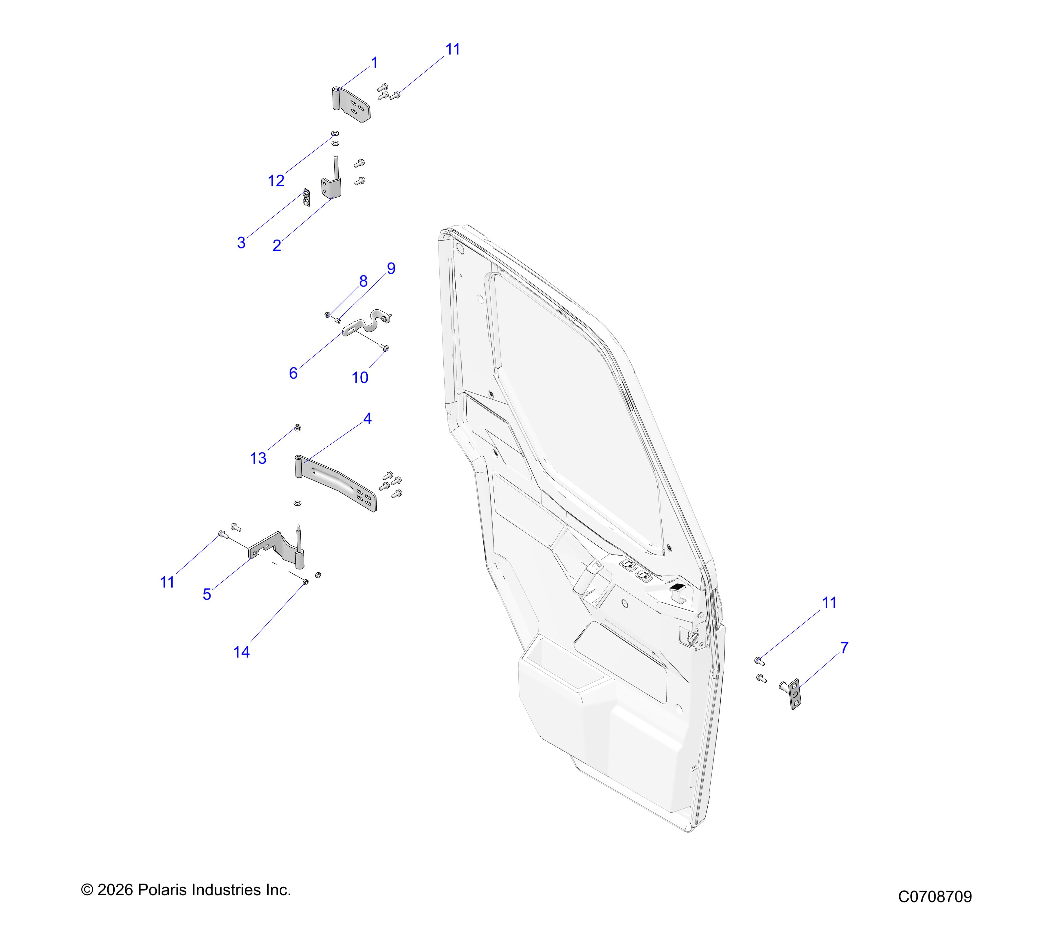 BODY, DOOR, MOUNTING - TO 07/06/2026