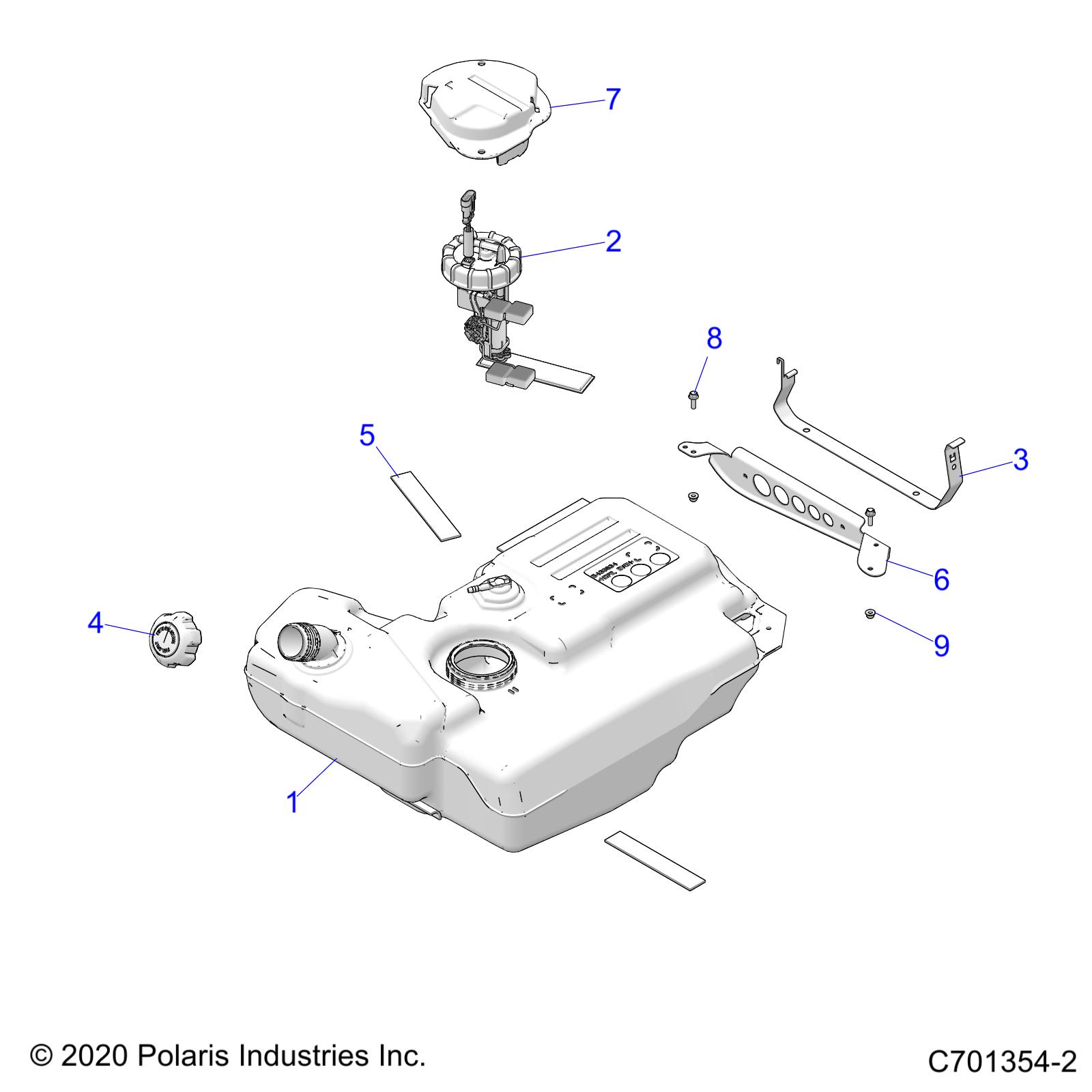 BODY, FUEL TANK - Z21NAE92AG/BG/AX/BX (C701354-2)