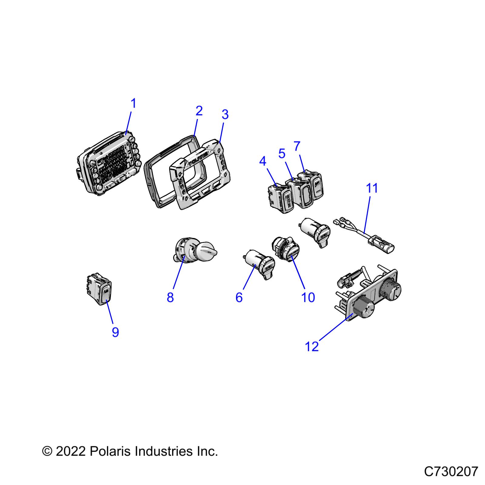 ELECTRICAL, DASH INSTRUMENTS - R22RRED4FA/NA/SCA/SCM (C730207)