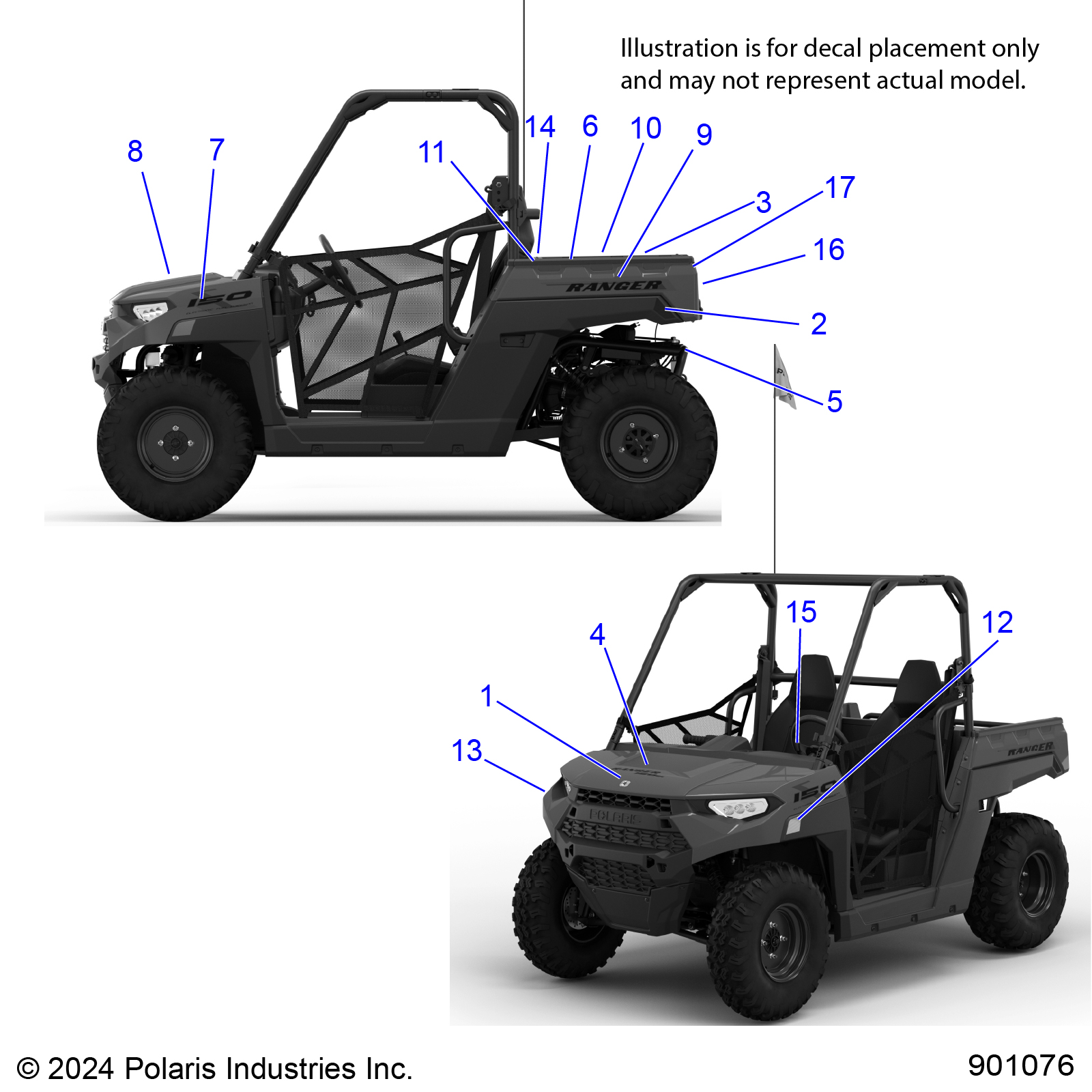 BODY, DECALS - R26HZA15A5/B5 (901076)