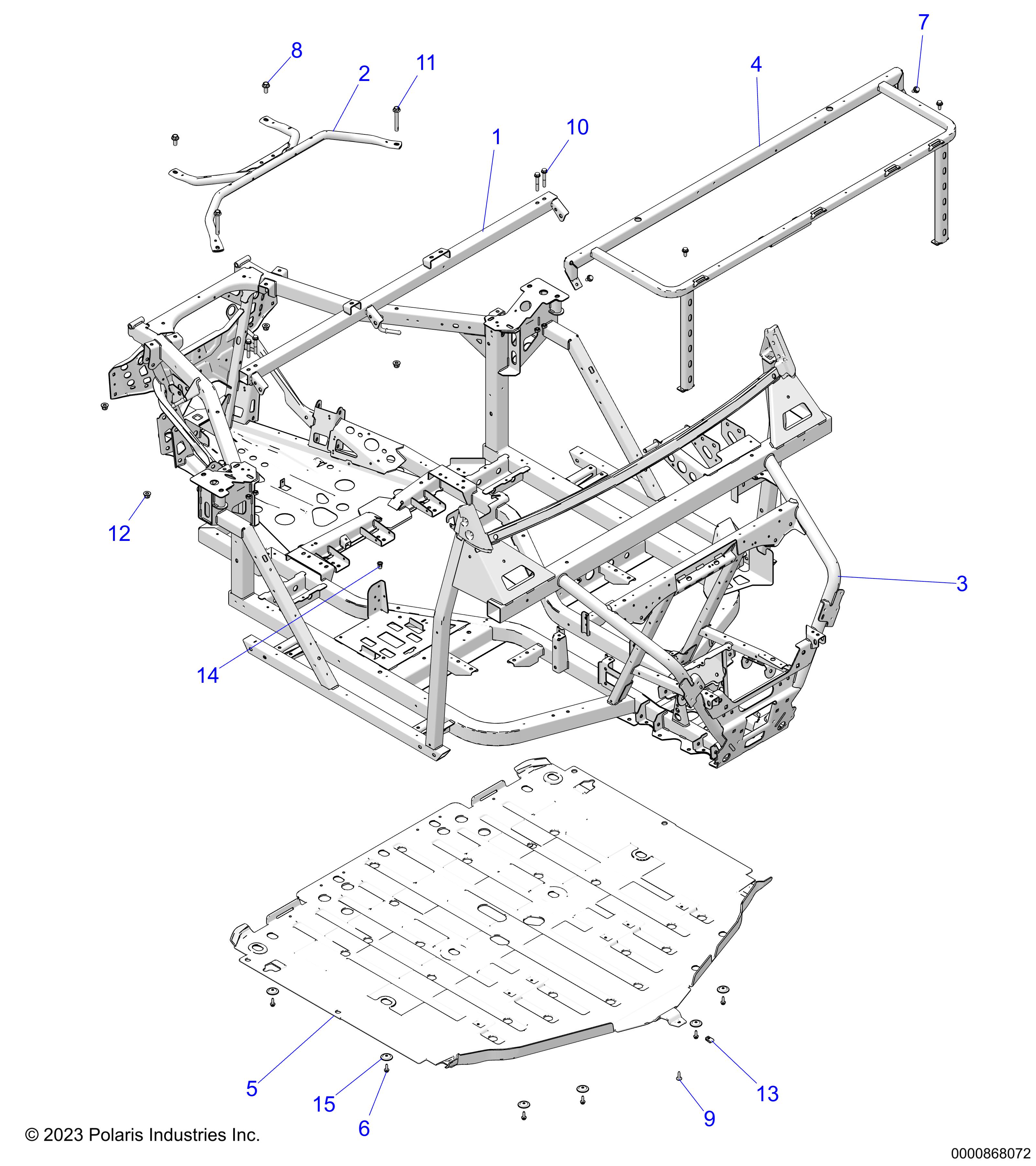 CHASSIS, MAIN FRAME - D25P2AD4B4/GD/UD/WD4B4 (0000868072)