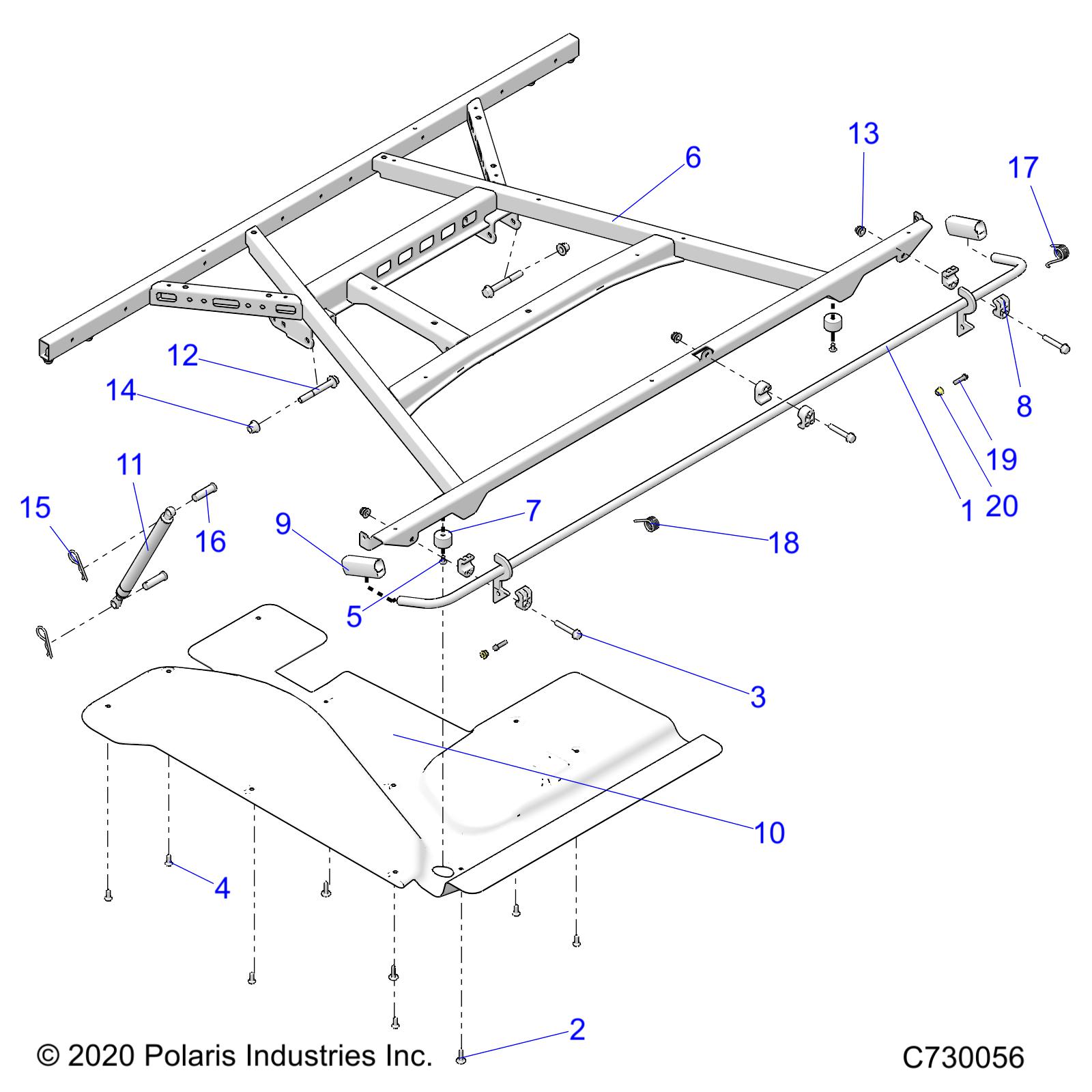 BODY, BOX, MOUNTING - R21RRK99A9/AP/AW/B9/BP/BW (C730056)