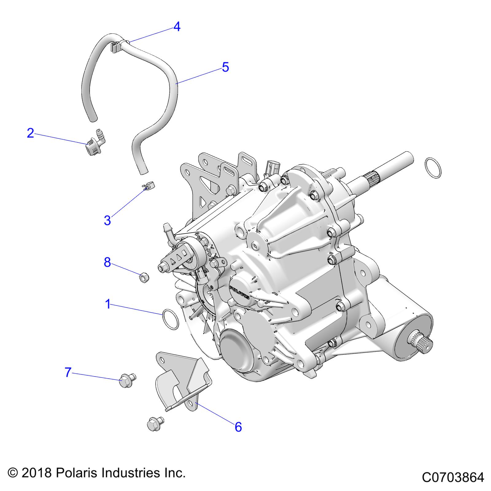 DRIVE TRAIN, MAIN GEARCASE, MOUNTING - D24P4E99A4/B4/F99A4/V99A4/B4/Y99A4 (C0703864)